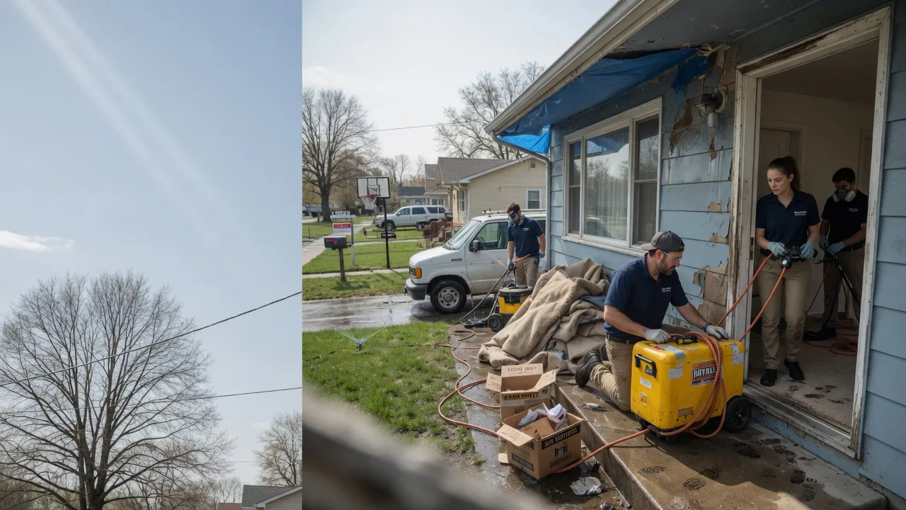 Basement Flood Cleanup in Elkhart, KS near me